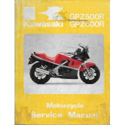 Manuel atelier KAWASAKI GPZ 600 R  (10 / 1987)