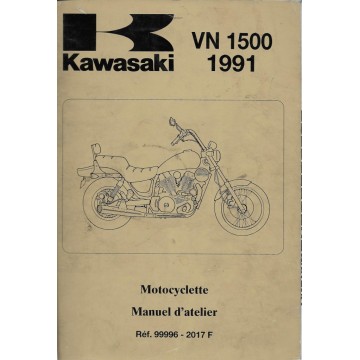 Manuel atelier KAWASAKI VN 1500 de 1988 à 1991