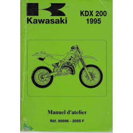 Manuel atelier KAWASAKI KDX 200 de 1995