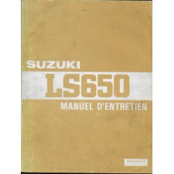 Manuel atelier SUZUKI LS 650de 1987 à 1991 (05 / 1991)  