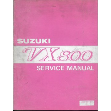 Manuel atelier SUZUKI VX 800 (03 / 1990) 