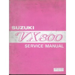 Manuel atelier SUZUKI VX 800 (03 / 1990) 