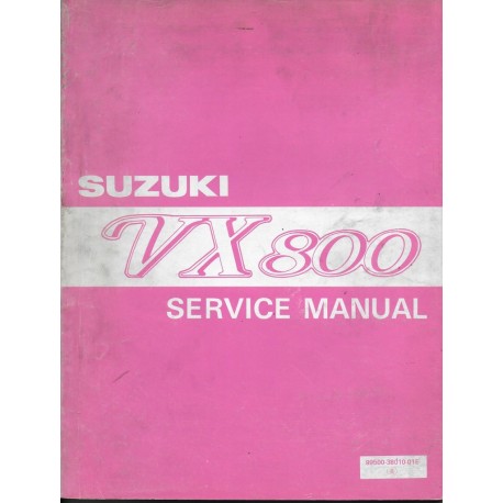 Manuel atelier SUZUKI VX 800 (03 / 1990) 
