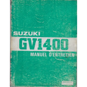 Manuel atelier SUZUKI GV 1400 modèles 1986   (07 / 1985) 