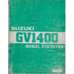 Manuel atelier SUZUKI GV 1400 modèles 1986   (07 / 1985) 