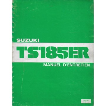 Manuel atelier SUZUKI TS 185 ER (12 / 1980) en français 