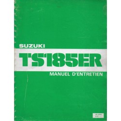 Manuel atelier SUZUKI TS 185 ER (12 / 1980) en français 