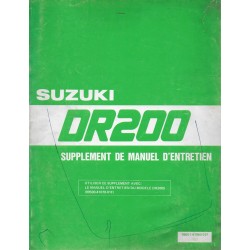 Manuel atelier SUZUKI DR 200 G (09 / 1985) en français 