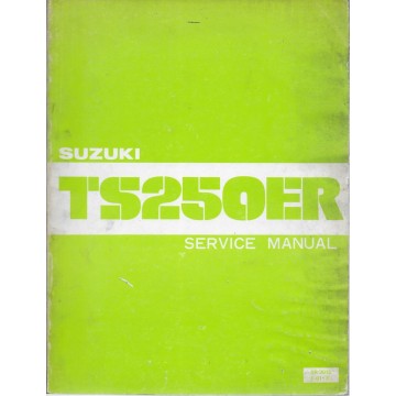 SUZUKI TS 250 ER de 1981 manuel atelier  (11 / 1980)