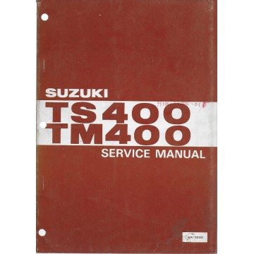 SUZUKI TS 400 / TM 400 - manuel atelier  (10 / 1972)