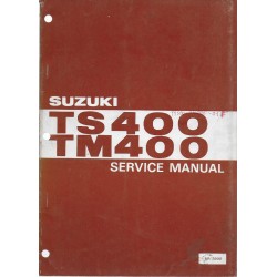 SUZUKI TS 400 / TM 400 - manuel atelier  (10 / 1972)