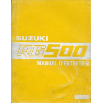 SUZUKI RG 500 de 1986 (manuel atelier 09 / 1985)