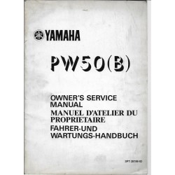 Manuel atelier YAMAHA PW 50 () 1991 Type 3PT