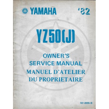 Manuel atelier YAMAHA YZ 50 (J) 1982