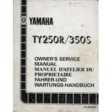 YAMAHA TY 250 R / TY 350 S de 1986 type1VY 