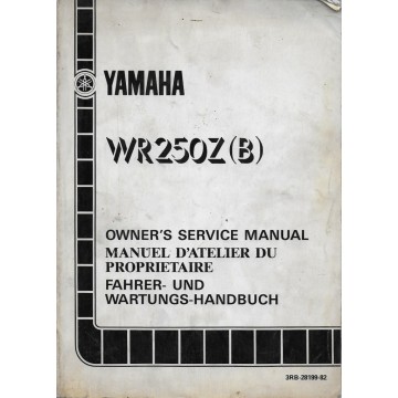 YAMAHA WR 250 Z (B)  1991 type 3RB