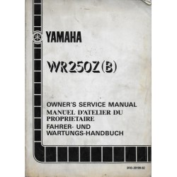 YAMAHA WR 250 Z (B)  1991 type 3RB