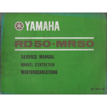 YAMAHA RD 50 / MR 50 (manuel atelier 08 / 1973) type 448