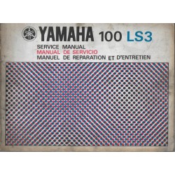 YAMAHA 100 LS3  (manuel atelier 11 / 1972)