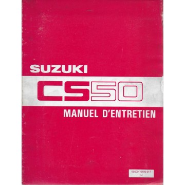 SUZUKI CS 50 / CS 50 D (manuel atelier 03 / 1982)