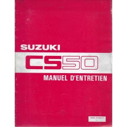 SUZUKI CS 50 / CS 50 D (manuel atelier 03 / 1982)