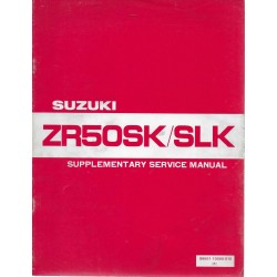 SUZUKI ZR 50SKX / SLKX  (manuel atelier additif 09 / 1981)