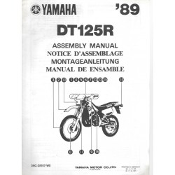 Notice d'assemblage des YAMAHA DT 125 R 1989