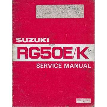 SUZUKI RG 50 E / K (Manuel atelier 10 / 1982)