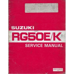 SUZUKI RG 50 E / K (Manuel atelier 10 / 1982)