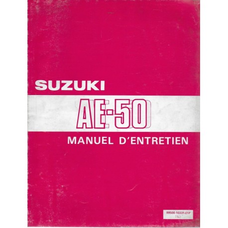 SUZUKI AE 50 / AE 50 M (Manuel atelier 07 / 1991)
