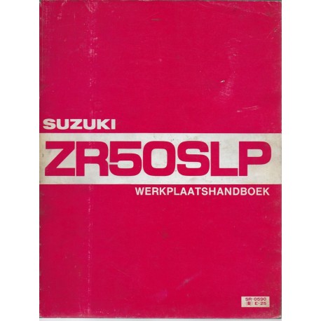 SUZUKI ZR 50 SLP  (manuel atelier 05 / 1981 en Flamand)