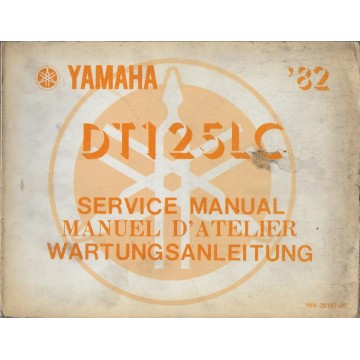 Manuel d'atelier YAMAHA DT 125 LC 1982 type 10V