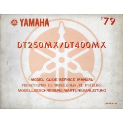 YAMAHA DT 250 / 400 MX  (Présentation 11 / 78 ) type 3A6