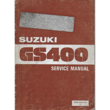 Manuel atelier SUZUKI GS 400 et 425 (08 /1981)  