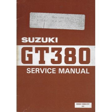 Manuel atelier SUZUKI  GT 380