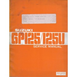 Manuel atelier SUZUKI GP 125 / 125 U  (09 / 1981)