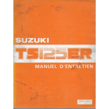 Manuel atelier SUZUKI TS 125 ER  (07 / 1983) 