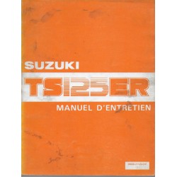 Manuel atelier SUZUKI TS 125 ER  (07 / 1983) 