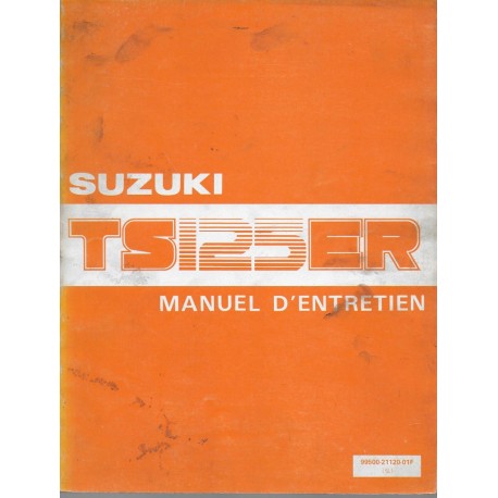 Manuel atelier SUZUKI TS 125 ER  (07 / 1983) 