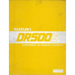 Manuel atelier SUZUKI DR 500 SZ de 1982  (01 / 1982)  
