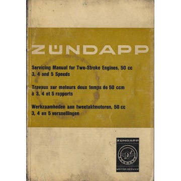 ZUNDAPP 50cc manuel atelier tous types (03 / 1975)