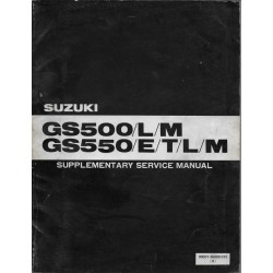 Manuel atelier additif SUZUKI GS 550  E / L / T / M  (11/1981) 