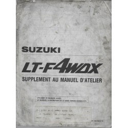 Manuel atelier SUZUKI LT-F 4WDXM (280 cc) de 1991