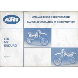 KTM 125 MX / ENDURO 1987 (Manuel de Réparation 02 / 87)