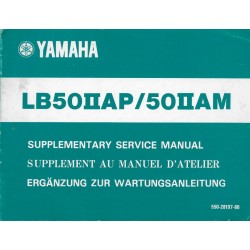 YAMAHA LB50IIAP / LB50IIAM (manuel atelier) Type 550
