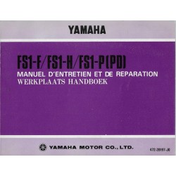 YAMAHA FS1 F FS1-H / FS1-P (manuel atelier juillet 1974)
