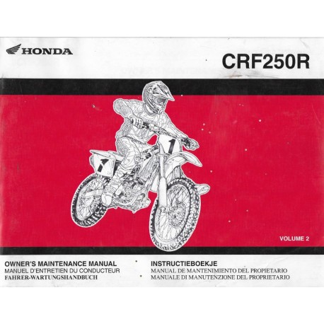 HONDA CRF 250 R (Manuel de base  2003)