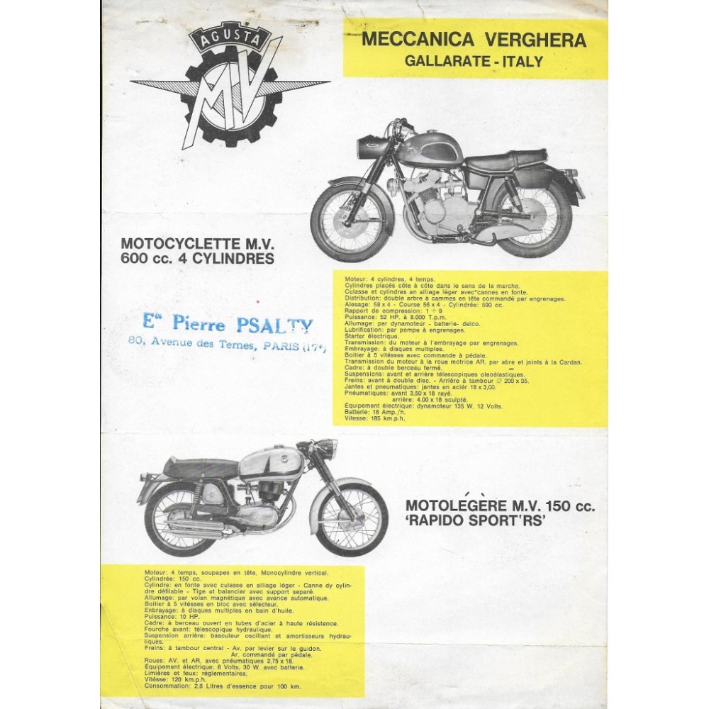Prospectus MV 600 - 150 - 125