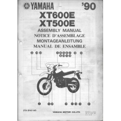 YAMAHA XT 600 E 1990 (assemblage 12 / 89) type 3TB