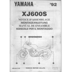 YAMAHA XJ 600 S 1992 (assemblage 07 / 91) type 4EB